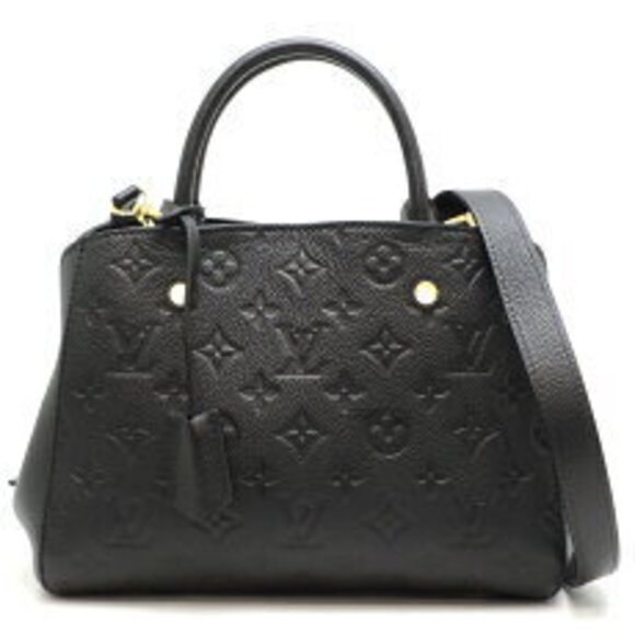 Louis Vuitton Handbags - Louis Vuitton Montaigne Handbag Empreinte Noir Black